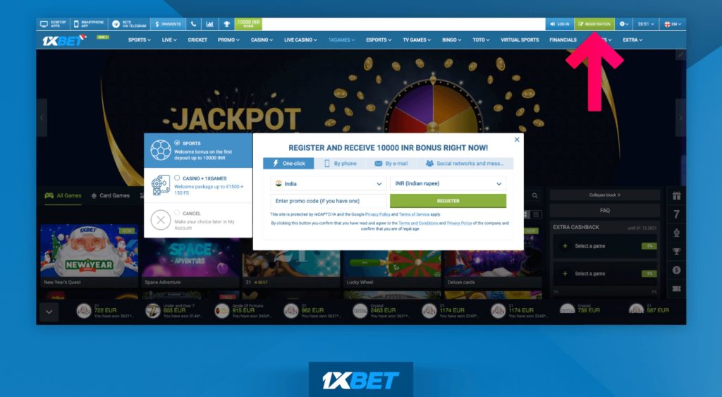 1XBet क्यासिनो कसरी खेल्न.