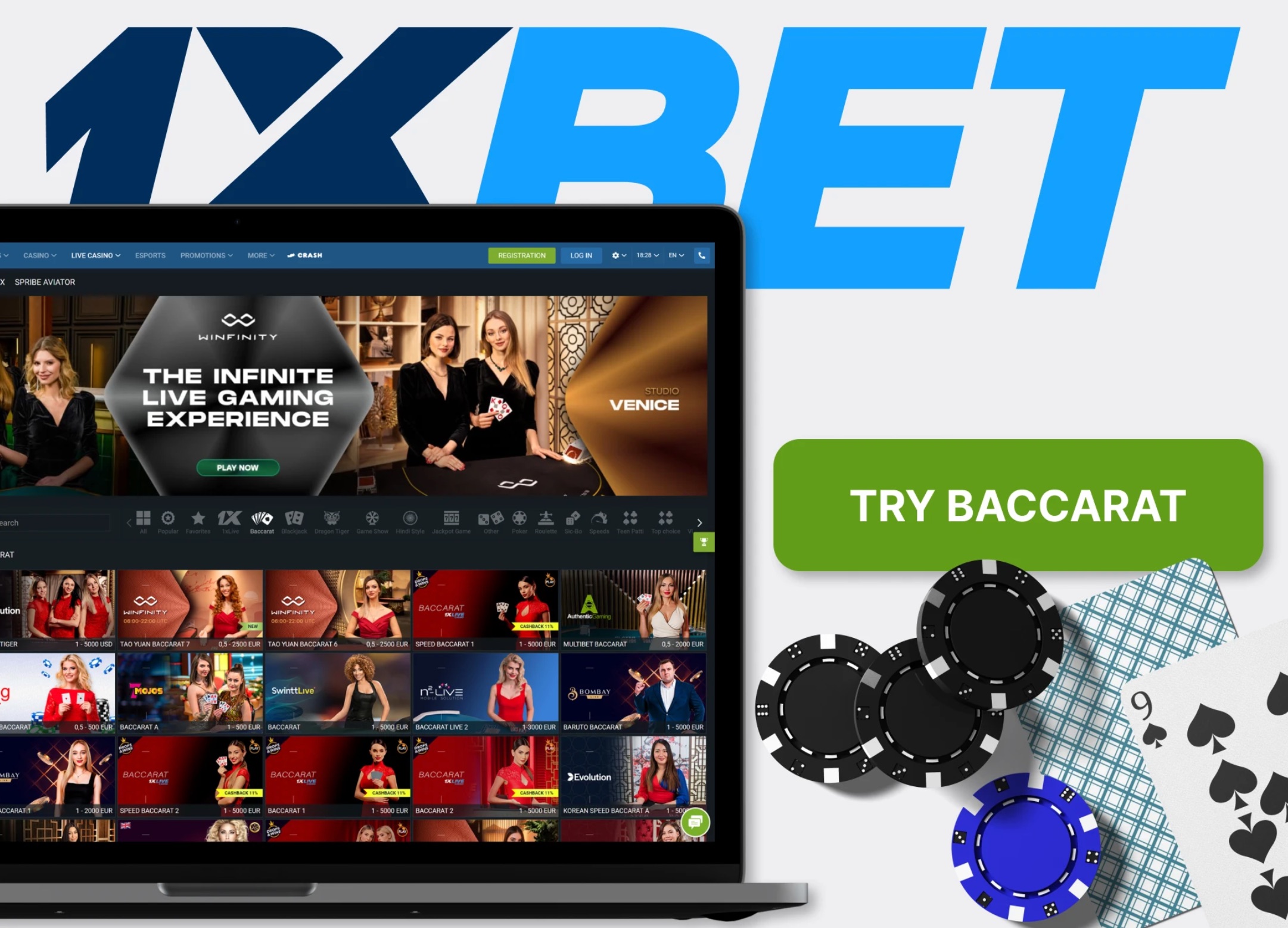 Живое Казино Game 1xBet.